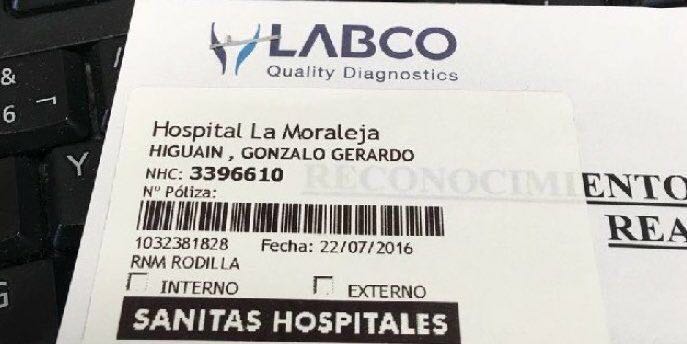 La visita medica effettuata a Madrid