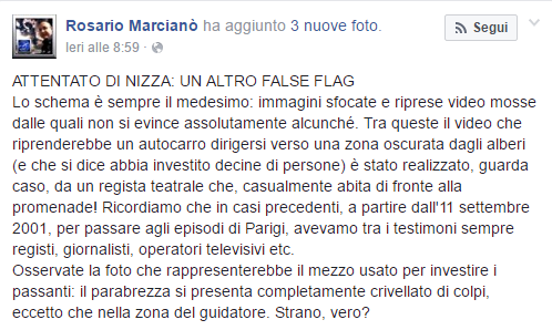 Il post di Marcianò