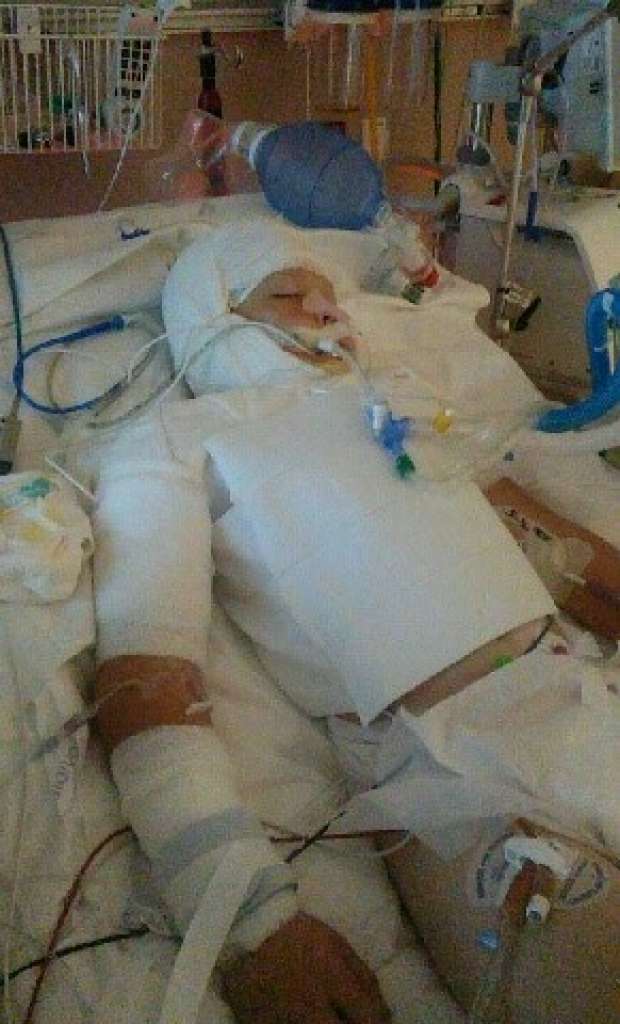 Kayden in ospedale 1