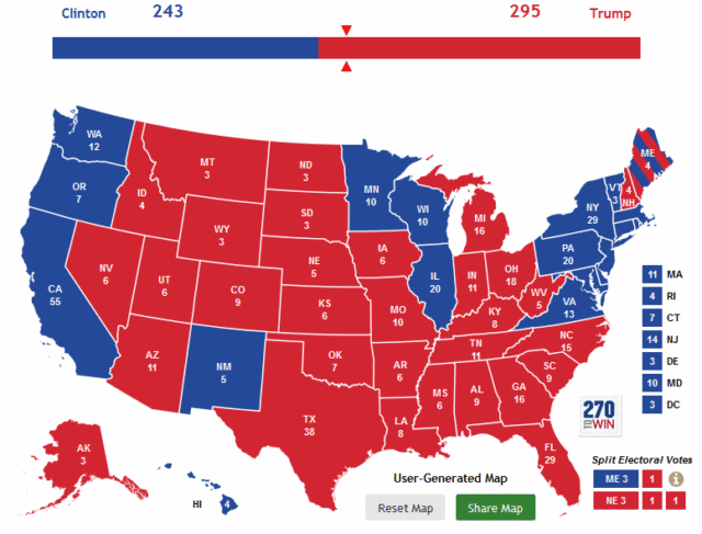 In uno degli ultimi sondaggi, Donald Trump risulta essere in vantaggio