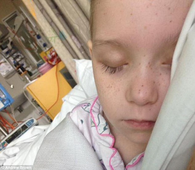 Hayley durante i trattamenti