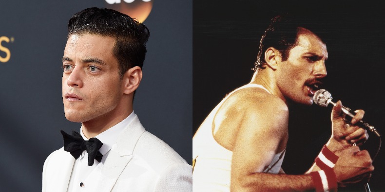 Rami Malek e Freddie Mercury