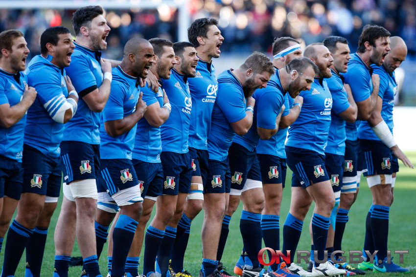 Gli azzurri del rugby
