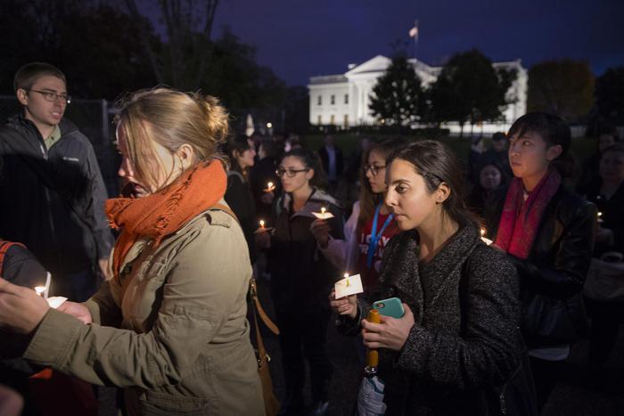 Manifestazione alla Casa Bianca