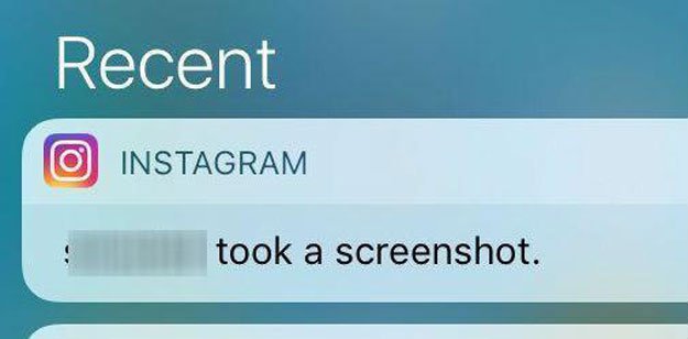 Notifica dello screeshot