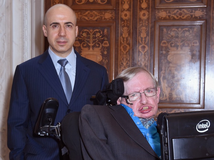 Yuri Milner e Hawking