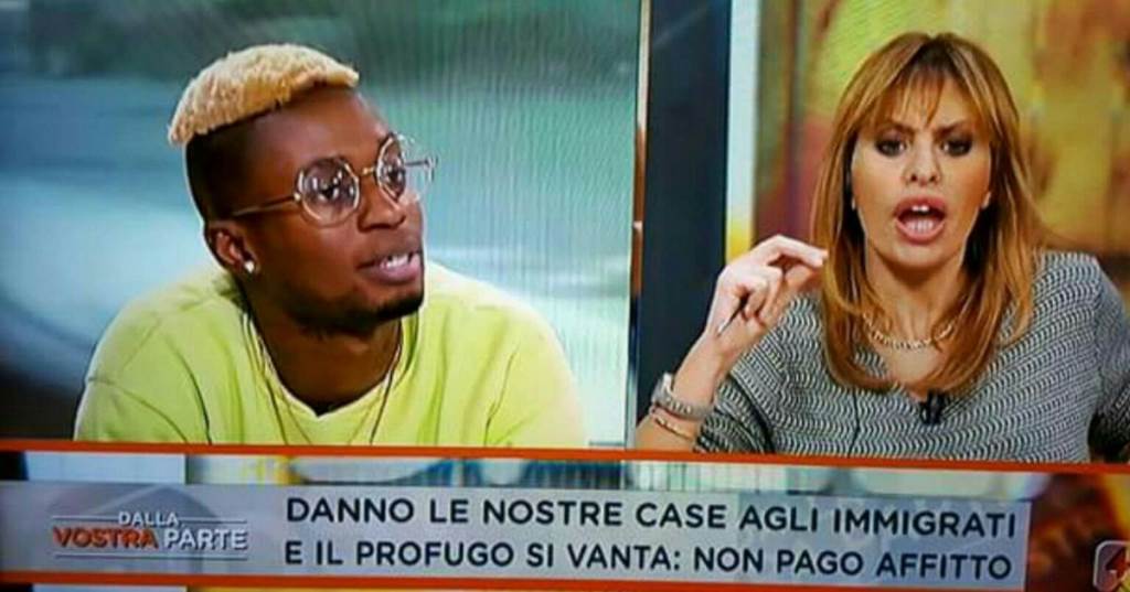 Bello Figo e Alessandra Mussolini