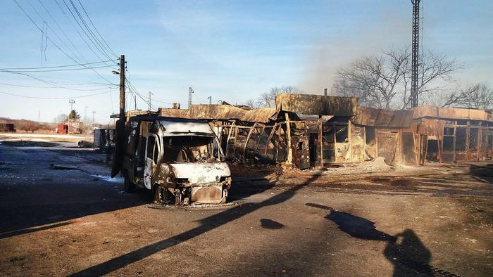 Esplosione di un treno merci in Bulgaria