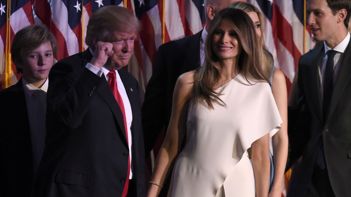 Trump con la moglie Melania