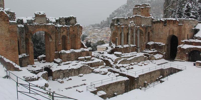 Neve a Taormina