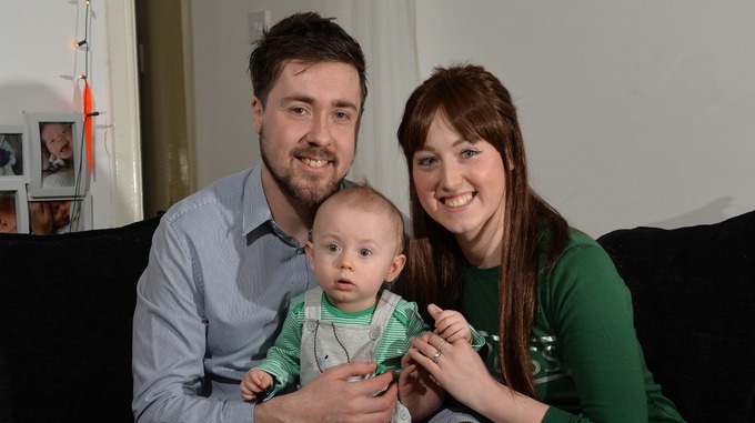 Teddy con i genitori