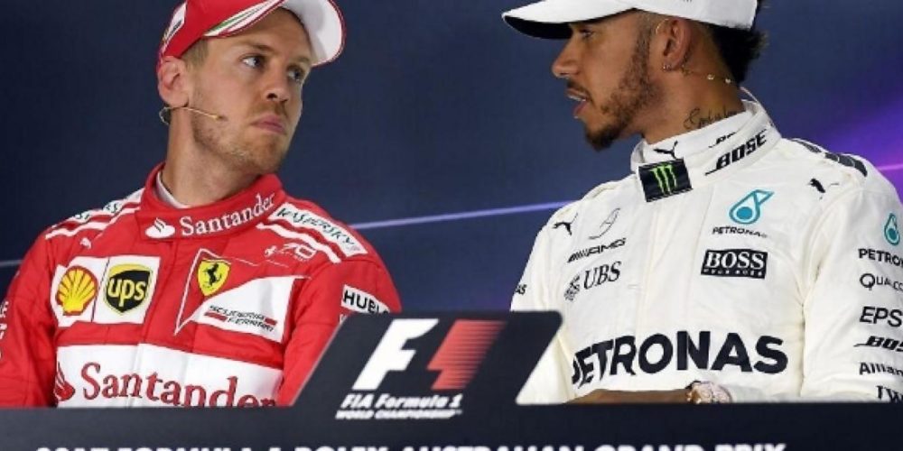 Hamilton e lo scontro con Vettel