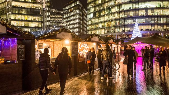 Christmas by the river