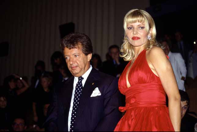 Rita Rusic e l'ex marito, colpito da un malore