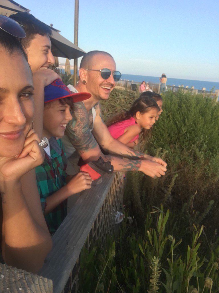 Chester con la famiglia