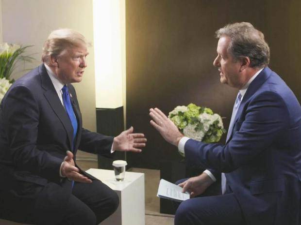 Donald Trump intervistato da Piers Morgan
