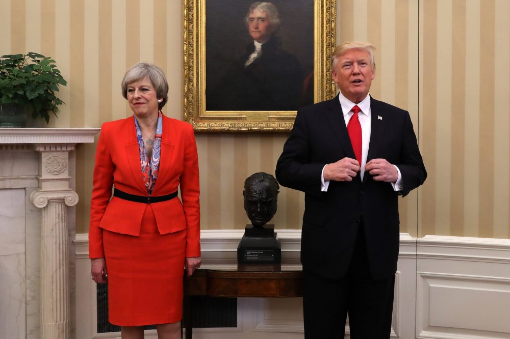 Donald Trump e Theresa May