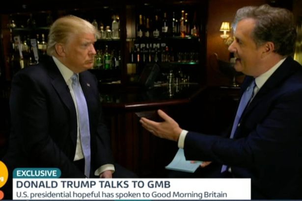 Piers Morgan intervista Donald Trump
