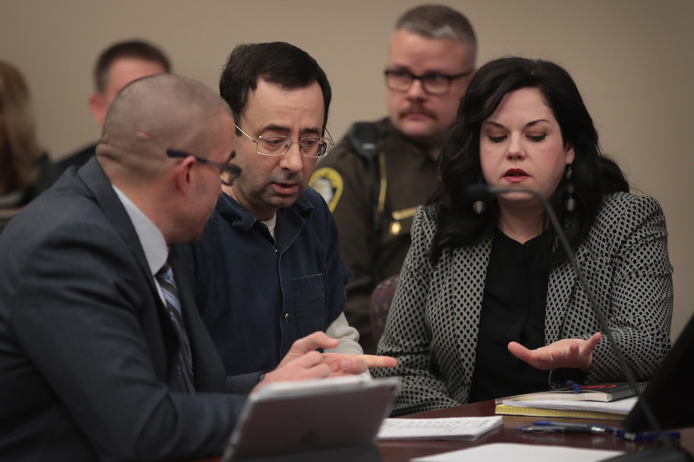 Processo a Larry Nassar per abusi sessuali