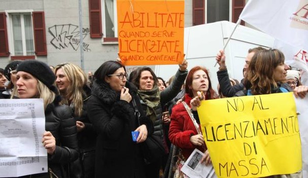 Insegnanti in sciopero