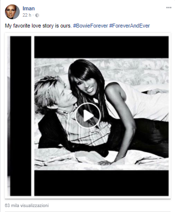 Il video di Iman e David Bowie
