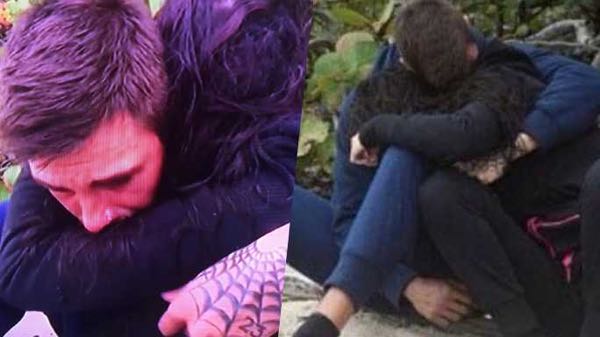 Monte piange, Paola lo consola