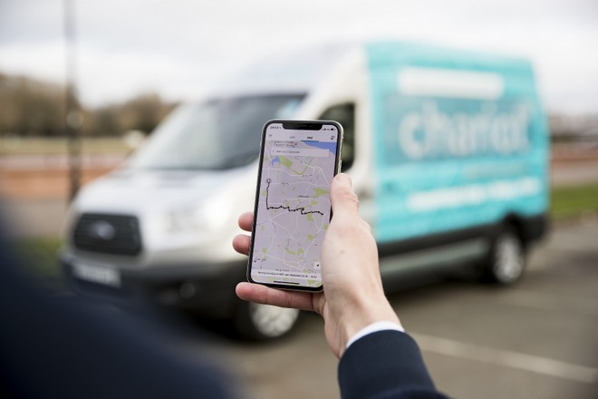 Prenotazione di un posto tramite app, Chariot