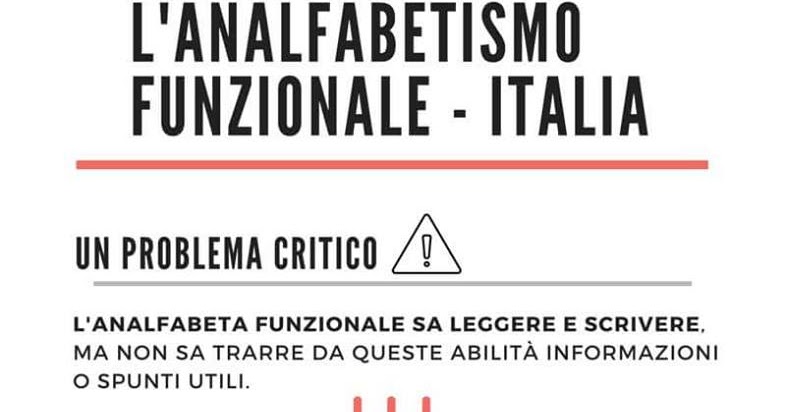 Analfabetismo Funzionale un problema critico