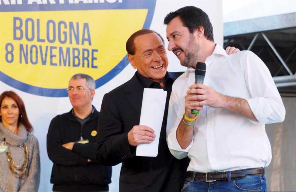 Berlusconi non si fida di Salvini