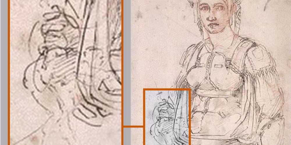 Ritratto Vittoria Colonna: la caricatura di Michelangelo