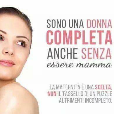 SONO DONNA, NON MAMMA