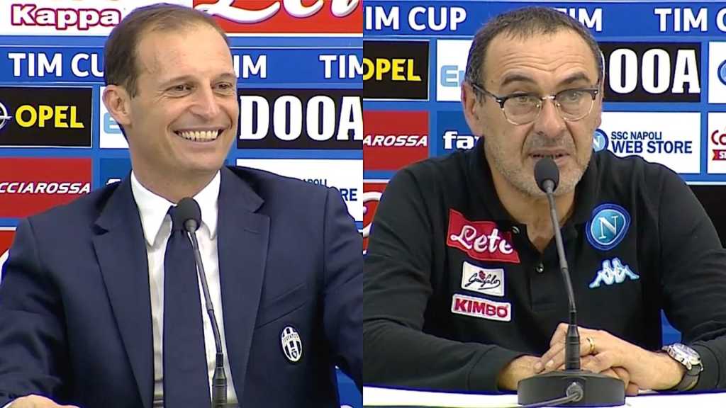 Allegri e Sarri potrebbero lasciare Juve e Napoli