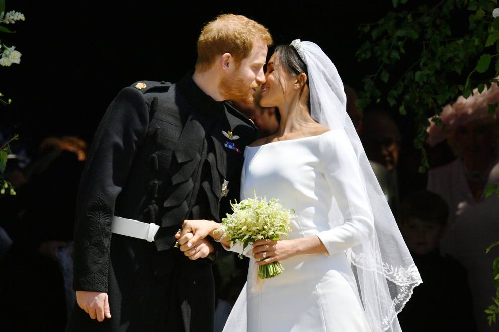 Bacio Harry e Meghan