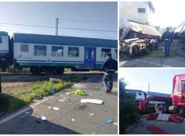 Torino-Ivrea: incidente fra treno e tir