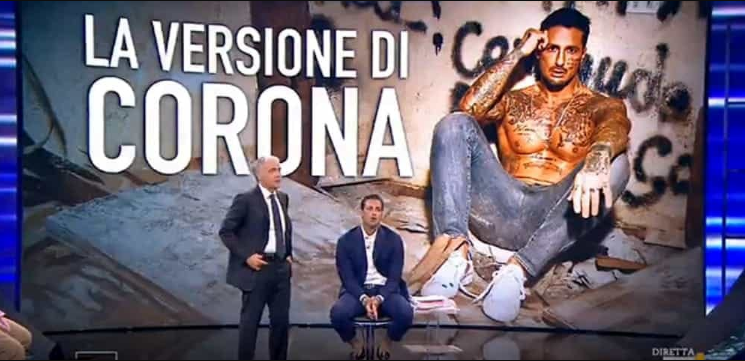 Massimo Giletti e Fabrizio Corona