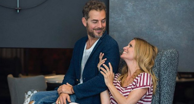 Daniele Bossari e Filippa Lagerback