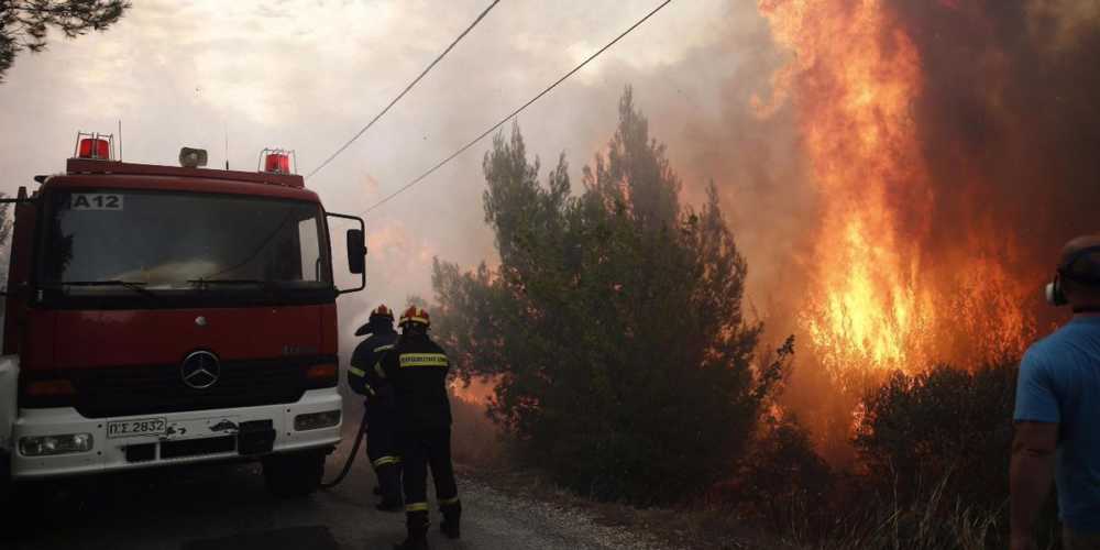 Incendi devastanti in Grecia.