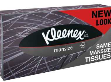 Kleenex: i fazzoletti Mansize diventano Extra Large.