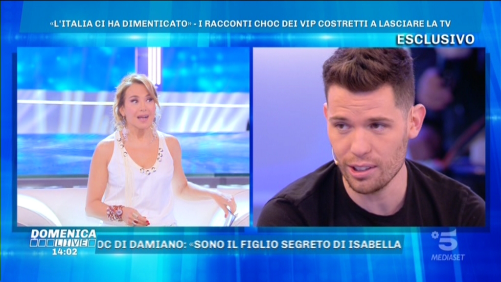 Niccolò Centioni a Domenica Live