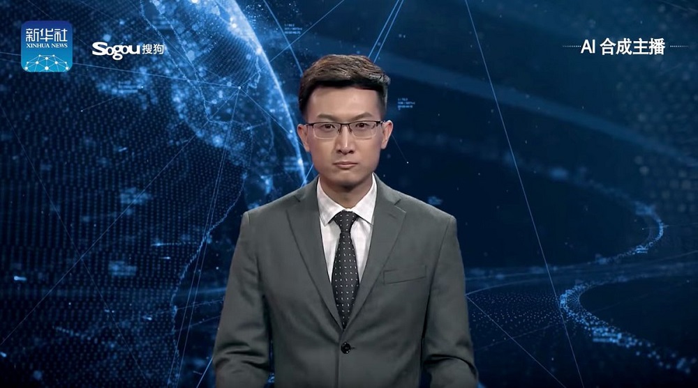 Cina: ha esordito il primo giornalista virtuale.