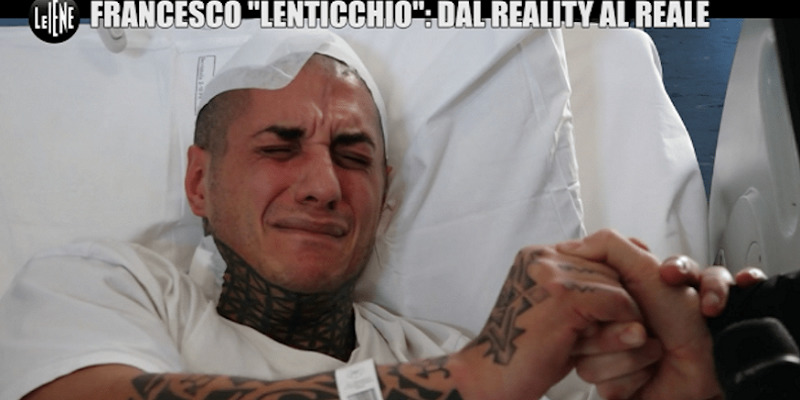 Francesco Chiofalo in lacrime a Le Iene