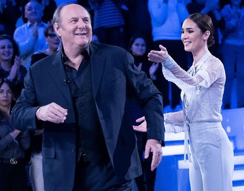 Toffanin e Gerry Scotti