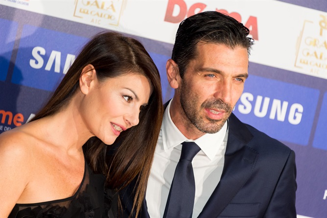 Gigi Buffon e Ilaria D'Amico