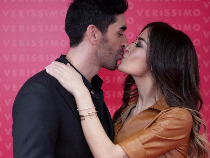 Verissimo, Giorgia Palmas e Filippo Magnini