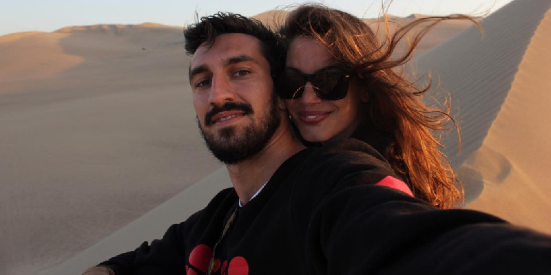Francesca Fioretti e Davide Astori