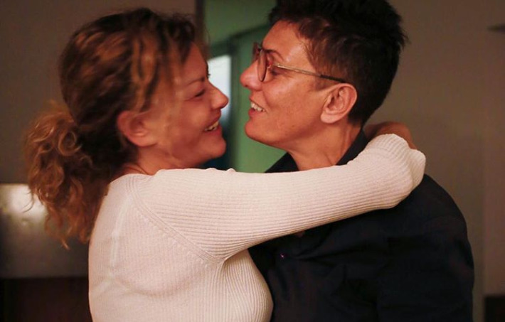 Eva Grimaldi e Imma Battaglia