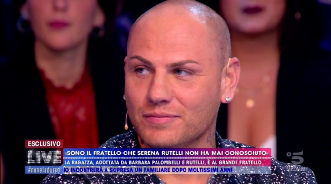 Gaetano, fratello biologico di Serena Rutelli
