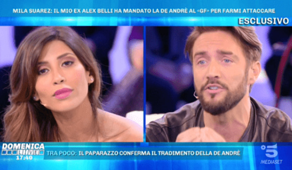 Mila Suarez e Alex Belli