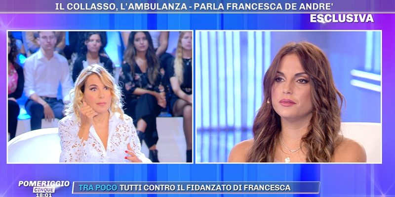 Pomeriggio 5, Francesca De Andrè