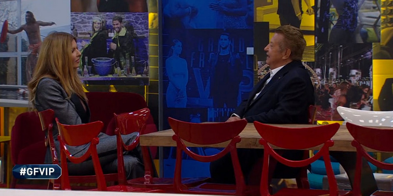 GF Vip, Vittorio Cecchi Gori e Rita Rusic